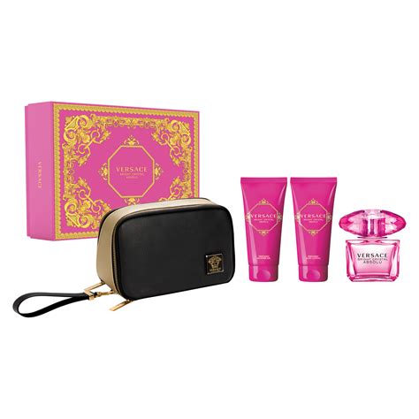 versace mini bright crystal & bright crystal absolu set|Versace Bright Crystal price.